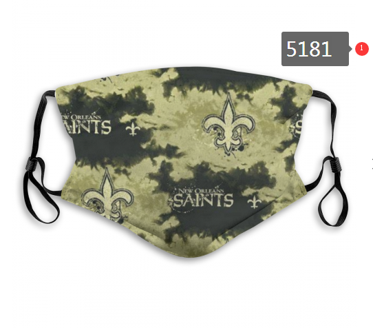 2020 NFL New Orleans Saints #6 Dust mask with filter